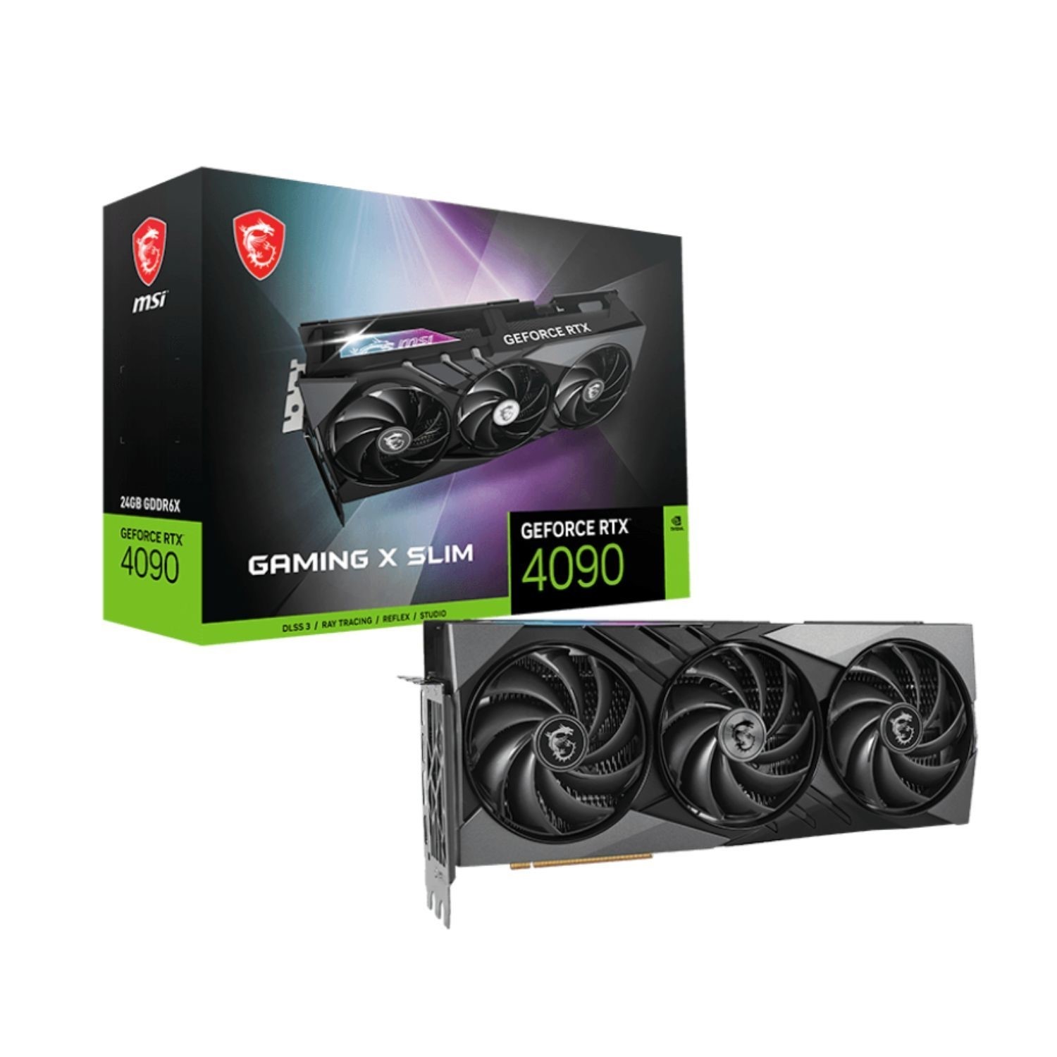 MSI Gaming NVIDIA GeForce RTX 4090 X Slim 24G 24GB 2595MHz GDDR6X